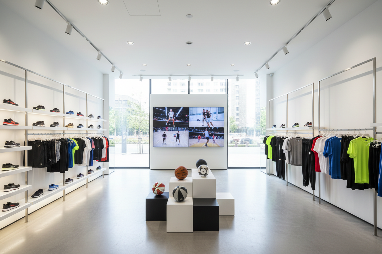 sports store modern